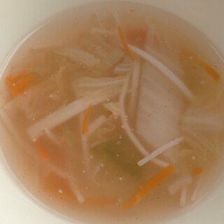 カニカマ入り 中華スープ